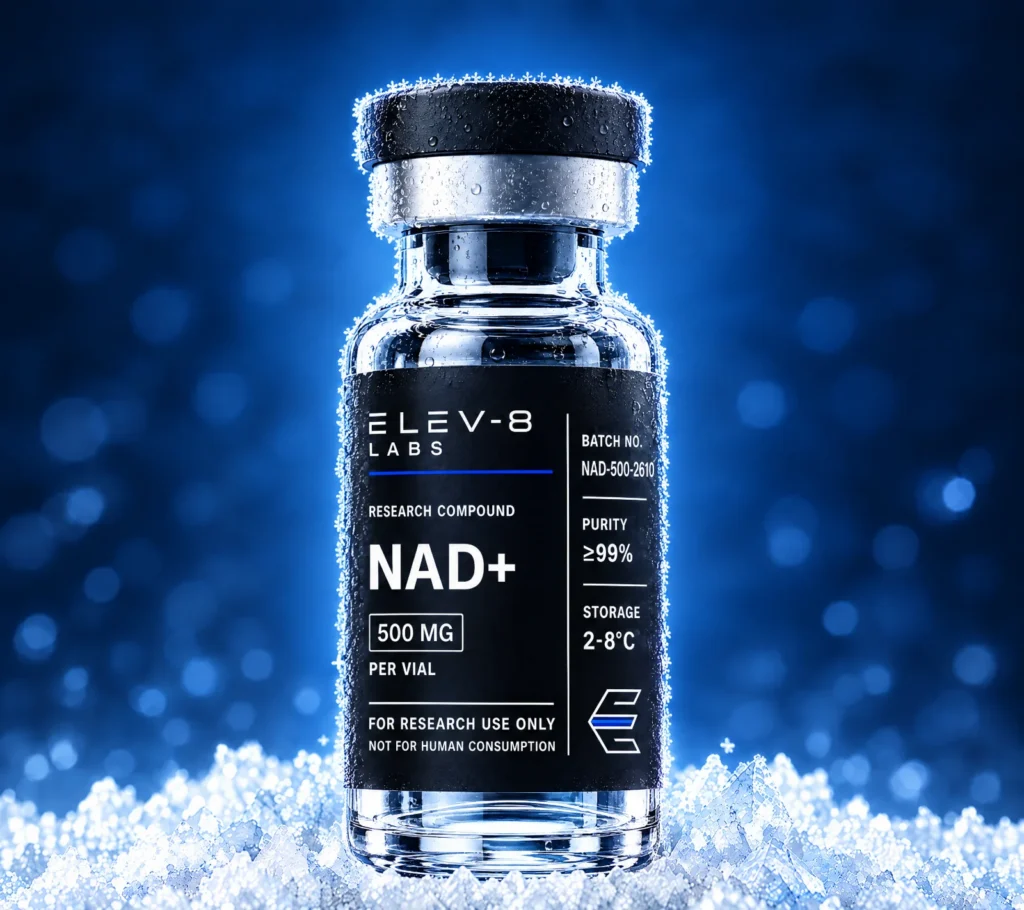 NAD+ 500mg – Elev-8 Labs research vial