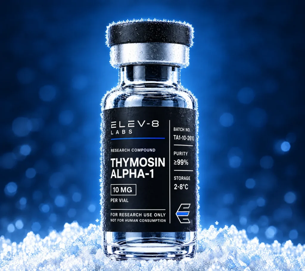 Thymosin Alpha-1 – Elev-8 Labs research vial